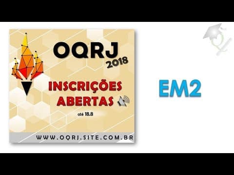 Thumbnail da aula: Olimpíada de Química RJ - EM2 2017, Questões 16 a 20