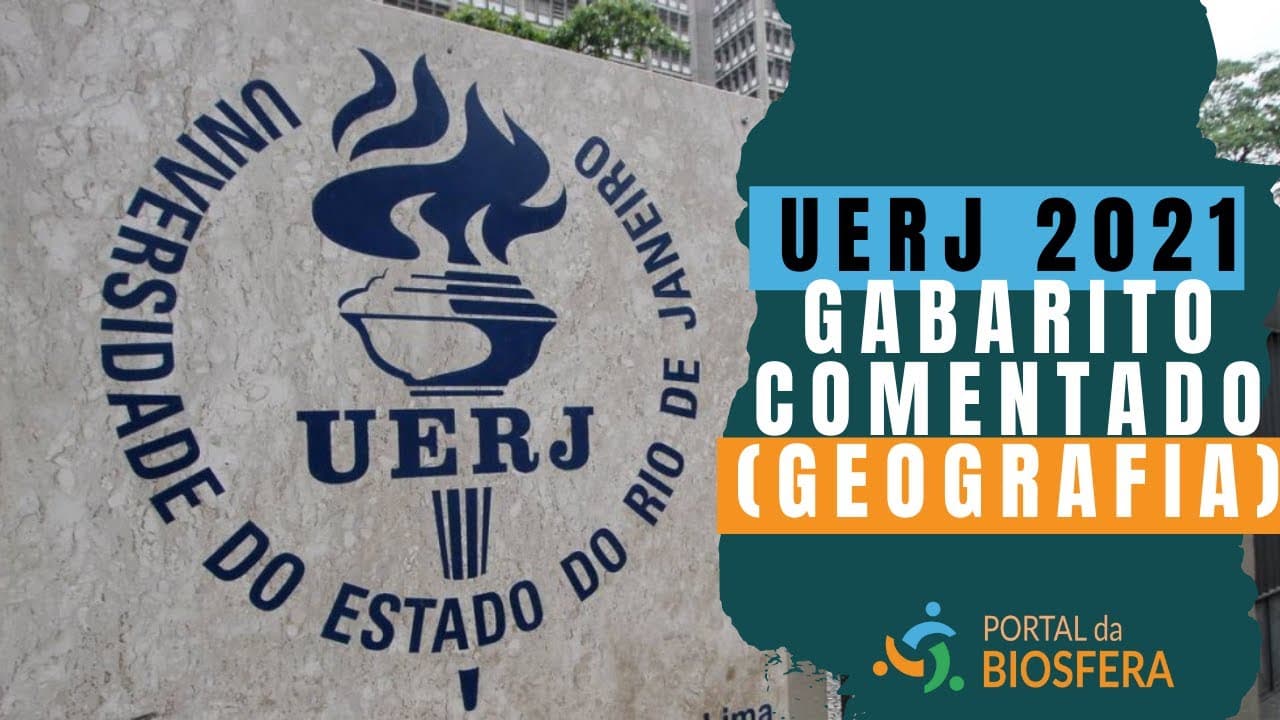 Thumbnail: UERJ 2021(GEOGRAFIA) - CORREÇÃO COMENTADA!