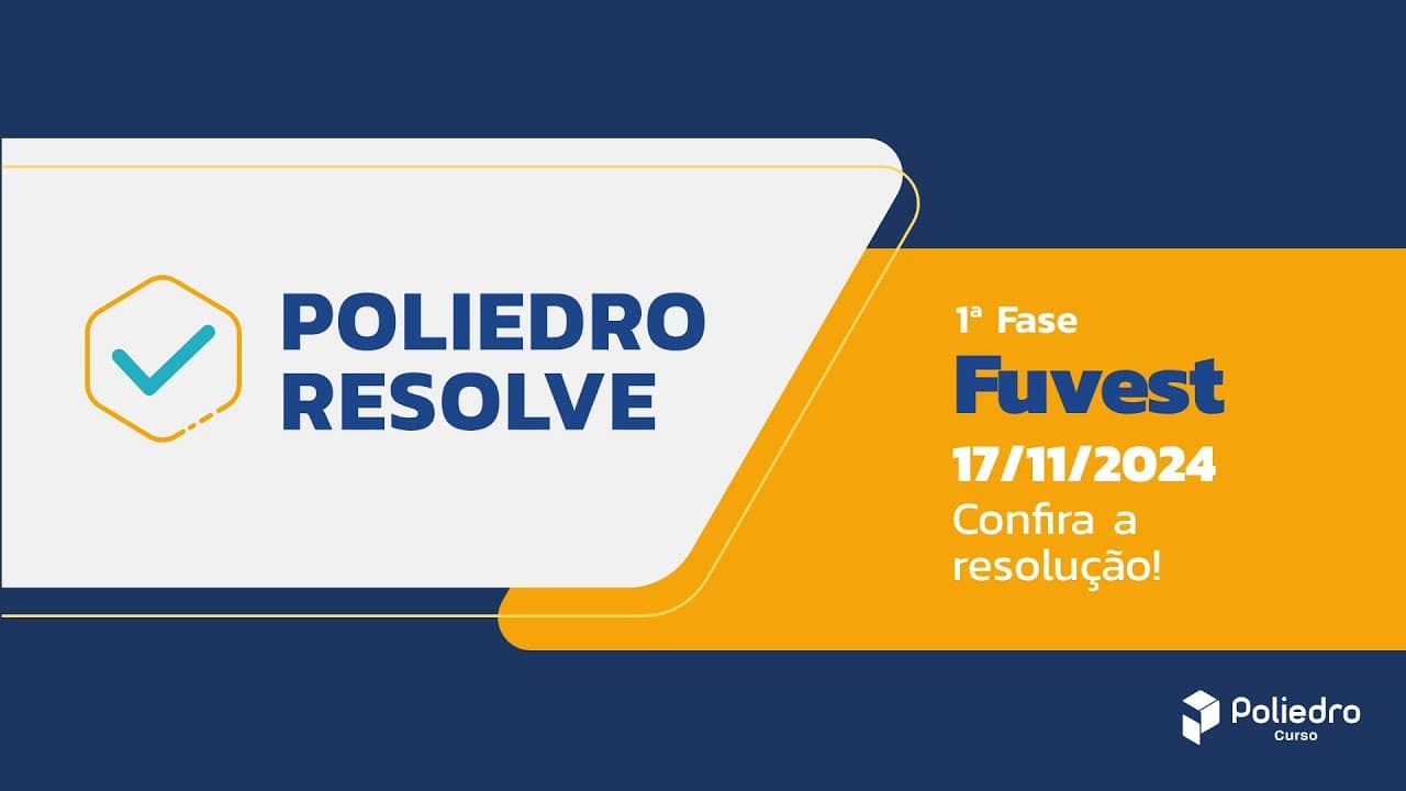 Thumbnail: Resolução da Questão 44 | Filosofia | Fuvest 2025: 1ª fase | Poliedro Resolve