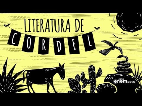 Thumbnail da aula: LITERATURA DE CORDEL NO BRASIL | Resumo de literatura para o Enem