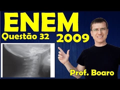 Thumbnail da aula: ENEM 2009 - Física - Ondulatória - Questão 32 resolvida (Caderno Azul) - Prof. Marcelo Boaro