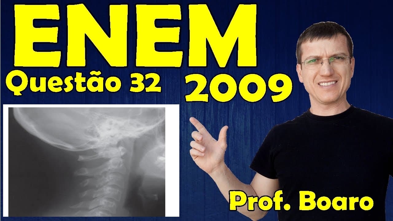 Thumbnail: ENEM 2009 - Física - Ondulatória - Questão 32 resolvida (Caderno Azul) - Prof. Marcelo Boaro