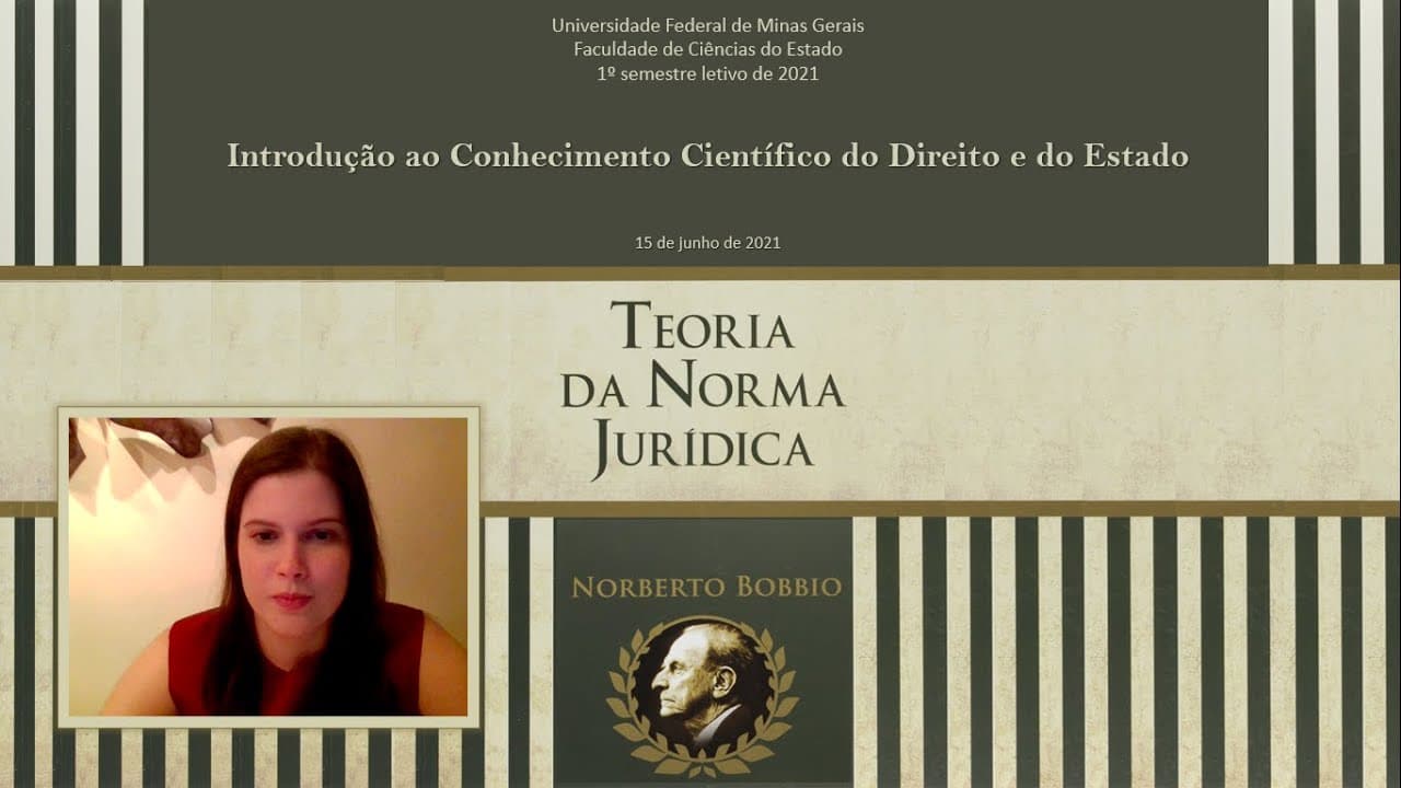 Thumbnail: ICCDE UFMG - Teoria da Norma Jurídica (Norberto Bobbio) - Capítulos 1, 2 e 3
