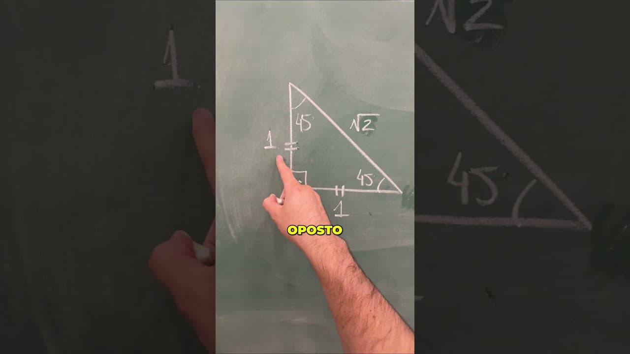 Thumbnail: Trigonometria sem musiquinha (seno, cosseno e tangente de 45º)