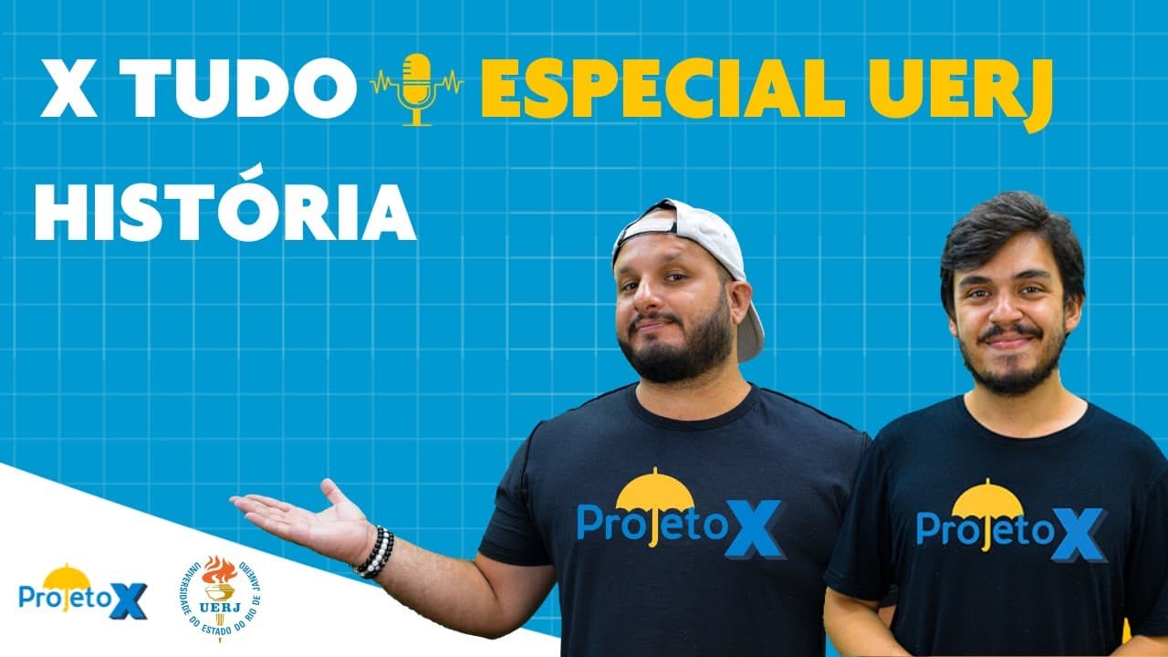 Thumbnail: X TUDO #10 - Especial UERJ - HISTÓRIA | Ao Vivo