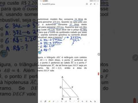 Thumbnail da aula: FUVEST 2010 - Matemática- QUESTÃO 71