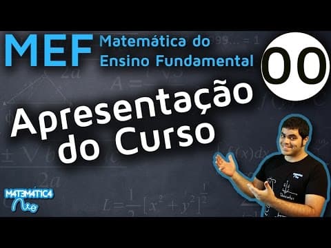 Thumbnail da aula: MEF 0 - APRESENTAÇÃO DO CURSO E DICAS DE ESTUDO