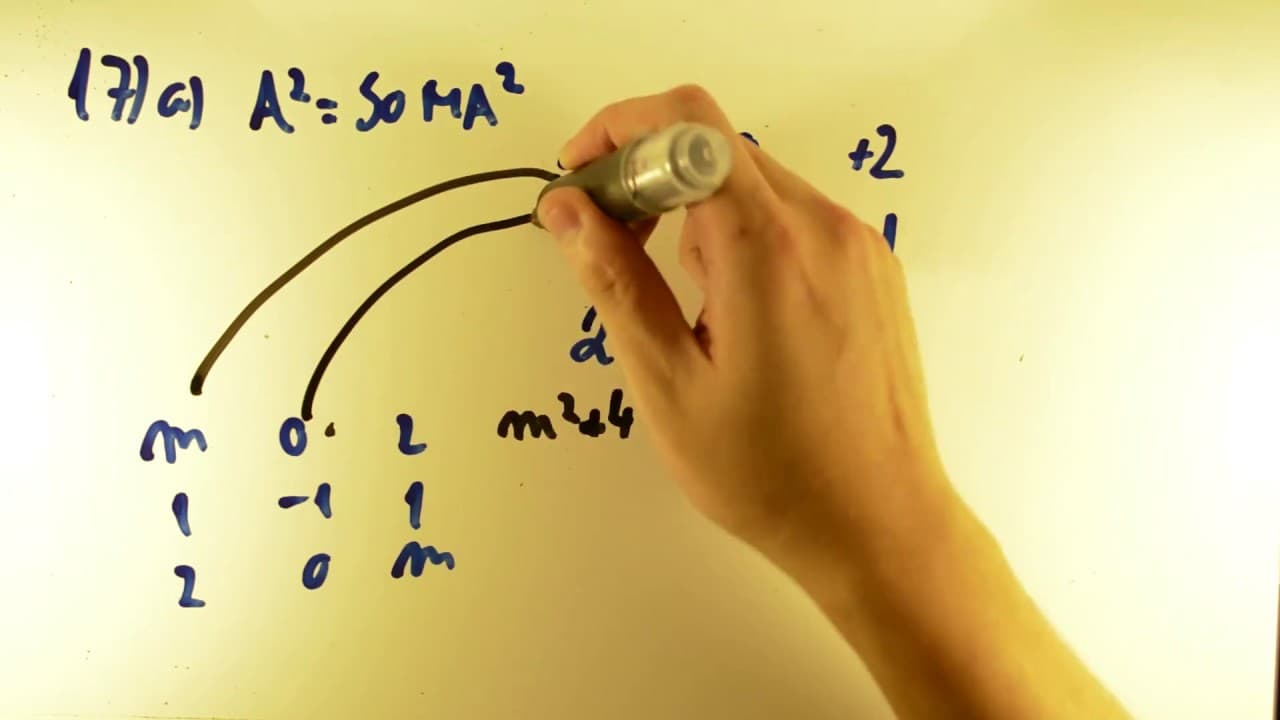 Thumbnail: UNICAMP 2017 - Matemática 17 - Sistema Linear e Produto de Matrizes - 2ª fase - Aulas A+ Resolve