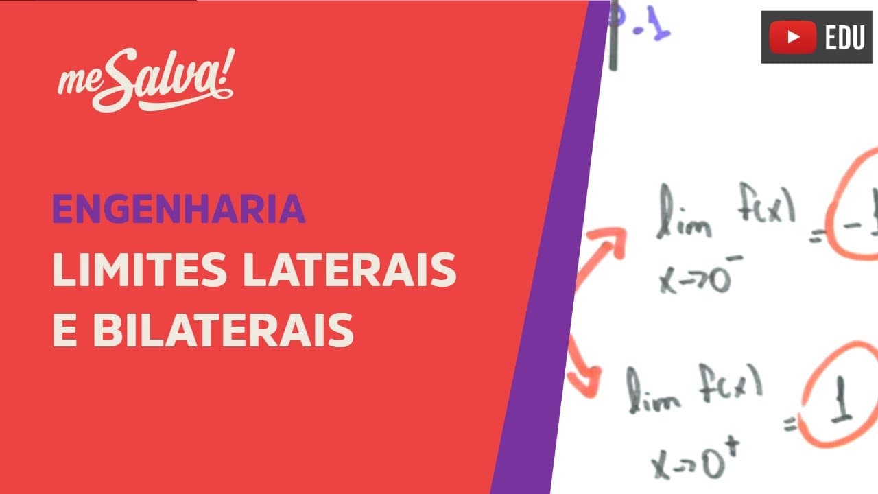 Thumbnail: Me Salva! LIM02 - Limites laterais e bilaterais