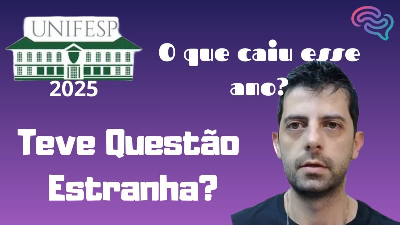 Thumbnail: Conversa Inicial - UNIFESP 2025 - Pré Prova