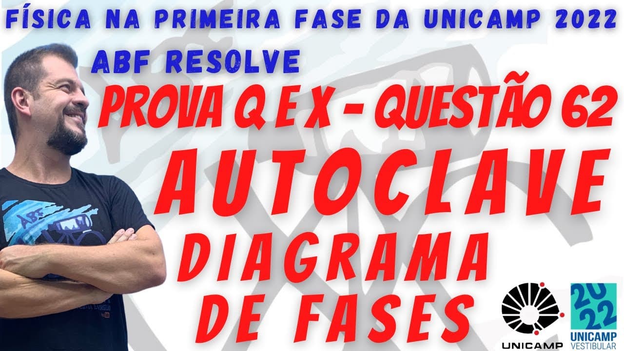 Thumbnail: Unicamp 2022 - Questão 62 - Primeira Fase - Autoclave