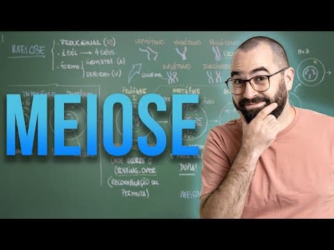 Thumbnail da aula: Título da aula: Meiose - Aula 34 - Módulo 1 - Biologia Celular | Prof. Guilherme
