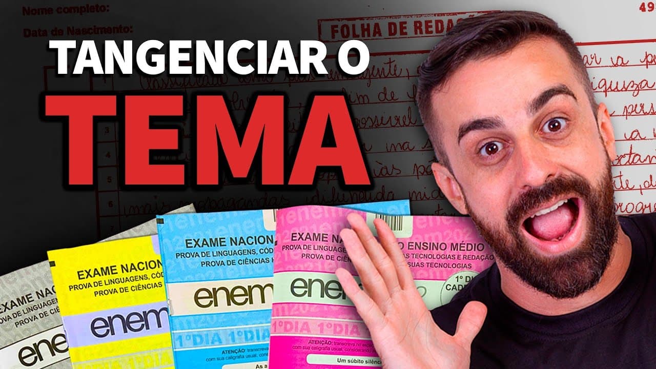 Thumbnail: COMO NÃO TANGENCIAR O TEMA DA REDAÇÃO DO ENEM | ProEnem