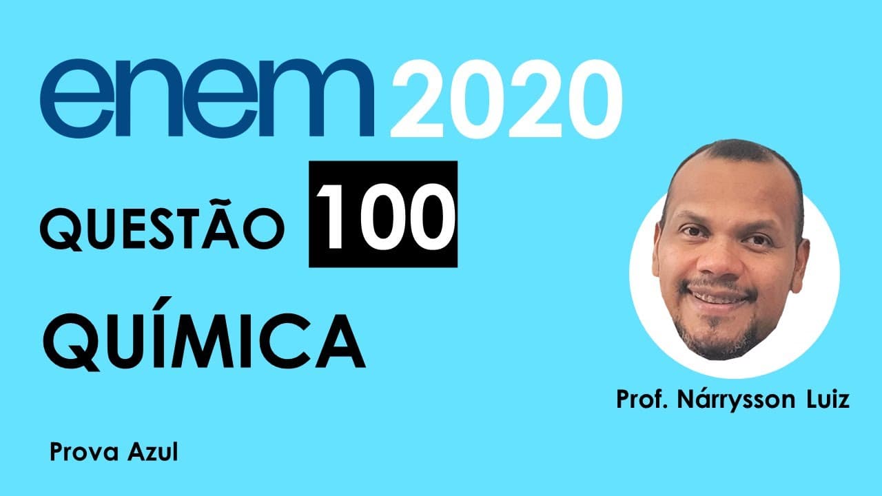 Thumbnail: Enem 2020 - Questão 100 - Prova Azul - Nos dias atuais, o amplo uso de objetos de plástico gera ...