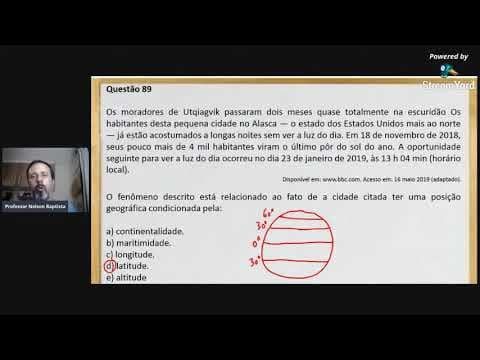 Thumbnail da aula: Correção da questão 89 ENEM 2019