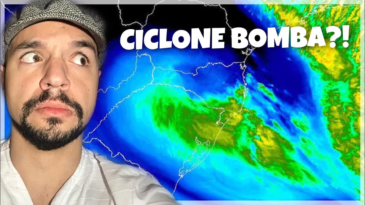 Thumbnail: Entenda o ciclone bomba: chuvas, ressaca e fortes ventos no Sul e Sudeste | Ricardo Marcílio