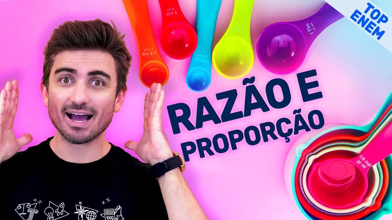 Thumbnail: RAZÃO E PROPORÇÃO: Matemática Básica ENEM e Vestibulares