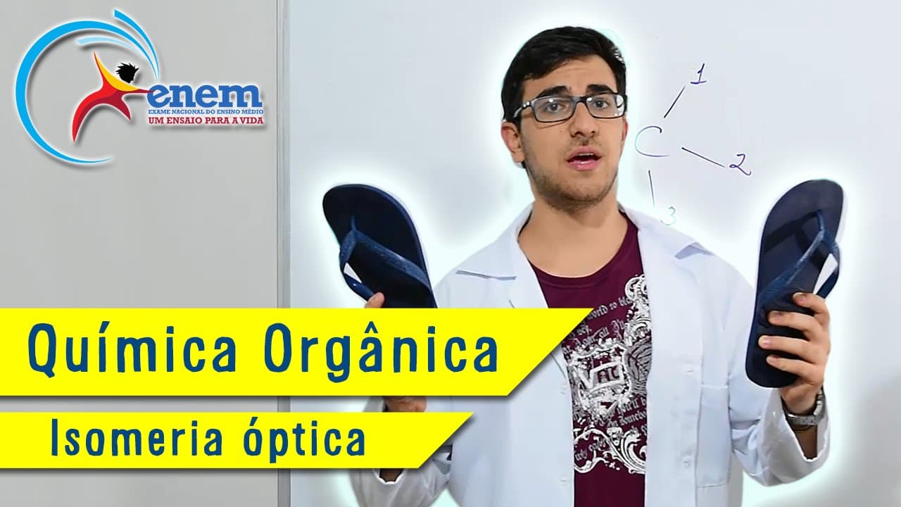 Thumbnail: Tudo de ISOMERIA ÓPTICA para o ENEM (Mestres do ENEM)