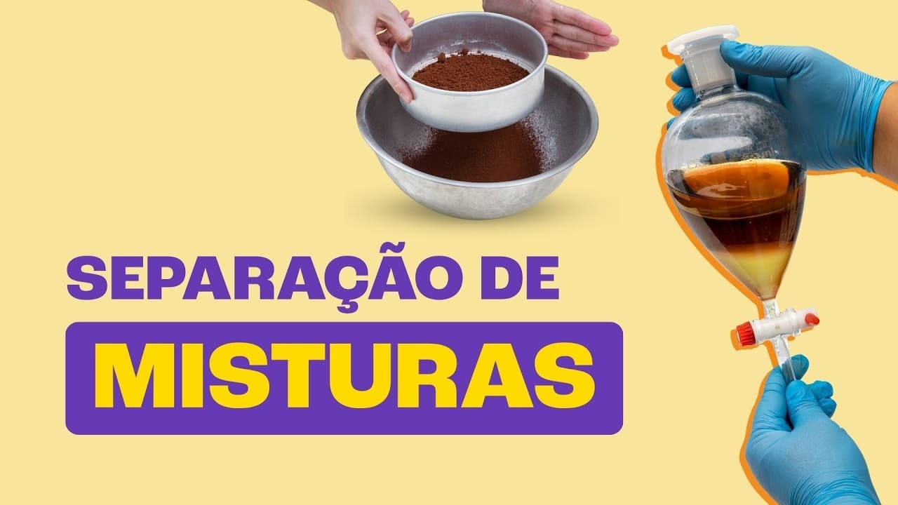 Thumbnail: Tudo sobre Separação de Misturas – Química rápida e didática!