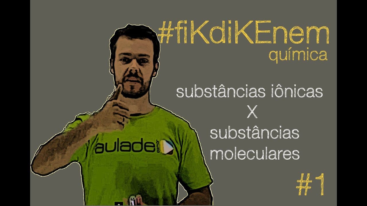 Thumbnail: fiKdiKENEM #1 - Química: Substâncias Iônicas X Substâncias Moleculares