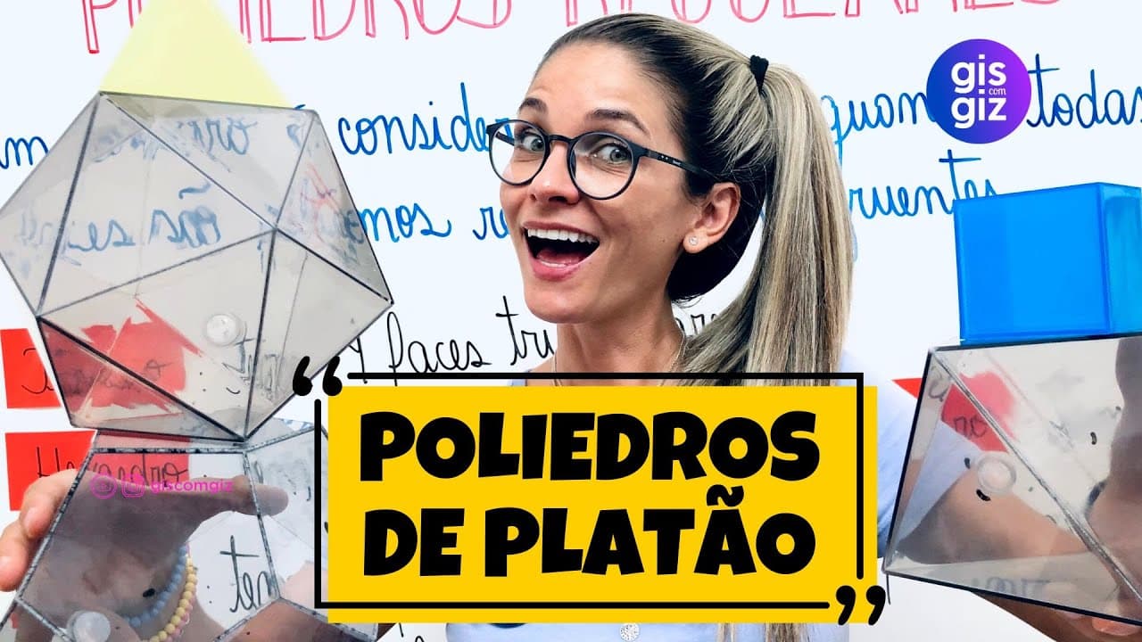Thumbnail: POLIEDROS DE PLATÃO | GEOMETRIA ESPACIAL |