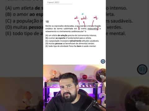 Thumbnail da aula: Fuvest 2022 - Dica de Análise Sintática