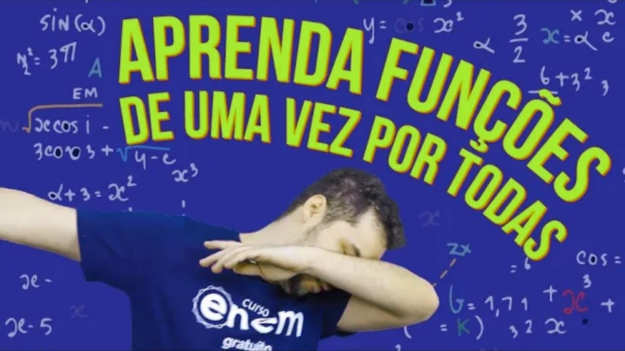 Thumbnail: APRENDA FUNÇÕES DE UMA VEZ POR TODAS: Como resolver Funções | Resumo de Matemática para o Enem