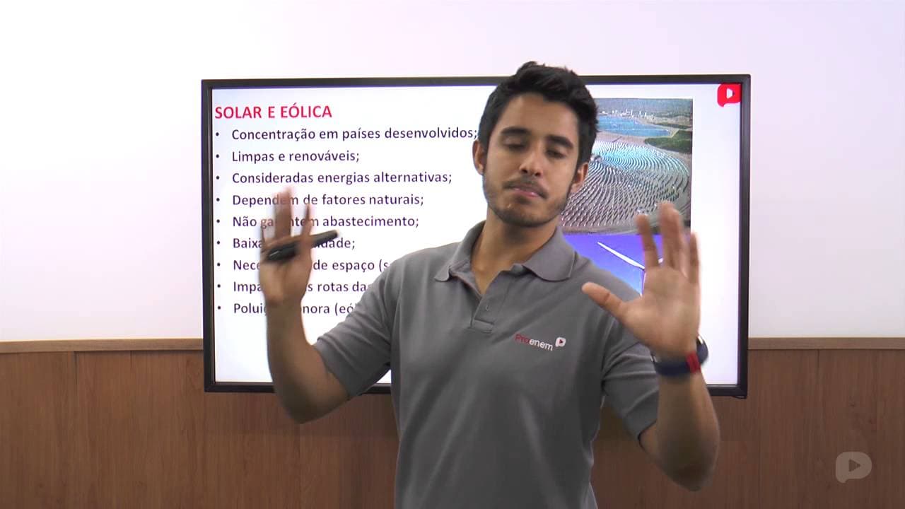 Thumbnail: Geografia - Fontes de energia - Energias renováveis
