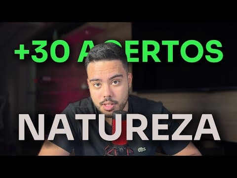 Thumbnail da aula: 🎯 ESTRATÉGIA para estudar NATUREZA na RETA FINAL 🎯 [5 MESES ENEM]