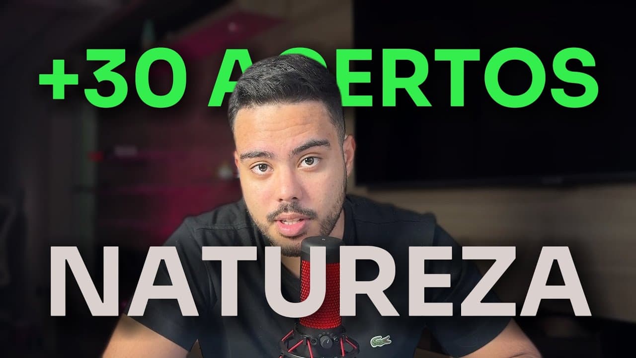 Thumbnail: 🎯 ESTRATÉGIA para estudar NATUREZA na RETA FINAL 🎯 [5 MESES ENEM]