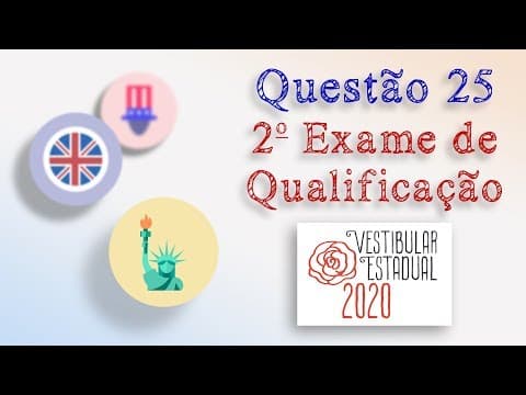 Thumbnail da aula: UERJ 2020 - 2o EQ - Questão 25