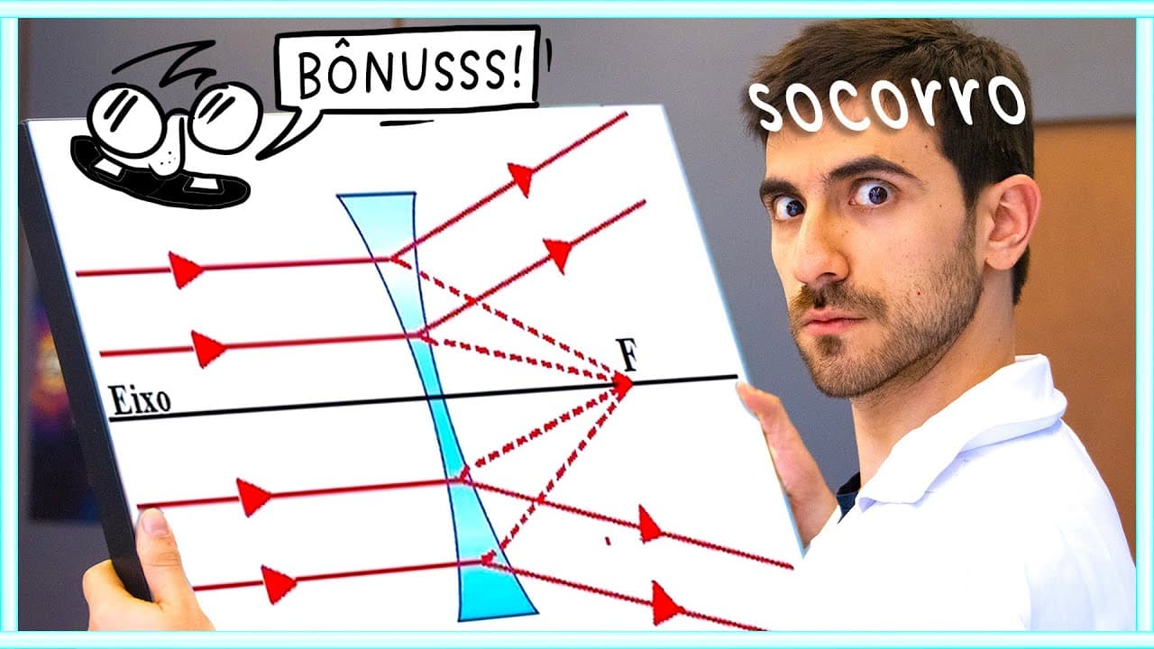 Thumbnail: 🧐 LENTES, ESPELHOS E TUDO DE FÍSICA QUE FALTAVA (Aula Bônus Mestres do ENEM)