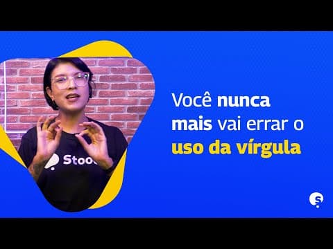 Thumbnail da aula: O USO DA VÍRGULA NA REDAÇÃO
