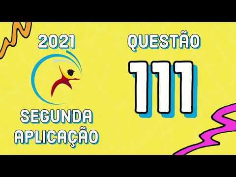 Thumbnail da aula: ENEM 2021 | SEGUNDA APLICAÇÃO | QUESTÃO 111 | QUÍMICA