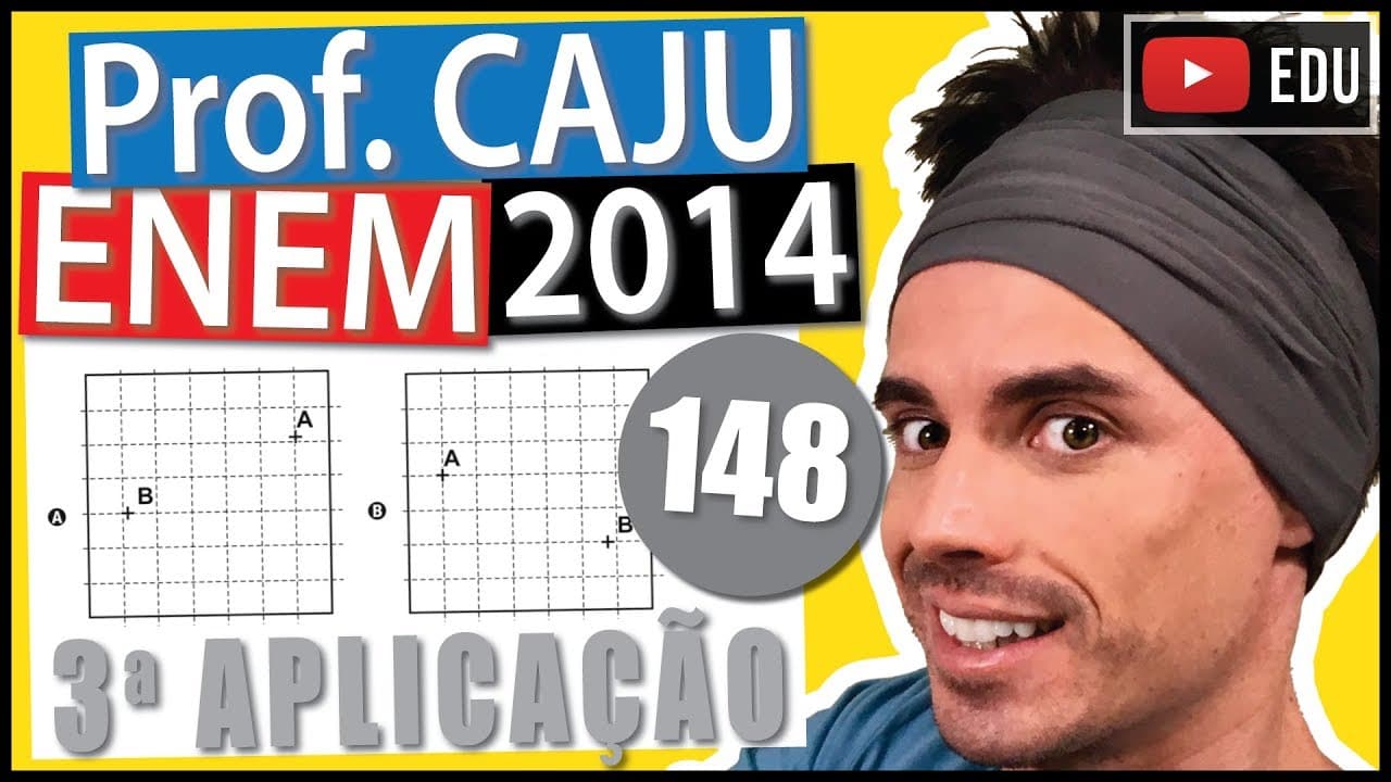 Thumbnail: [ENEM 2014 3Ap] 148 📓 LOCALIZAÇÃO Cleber precisava ir a uma papelaria. Sabia a localização do ponto