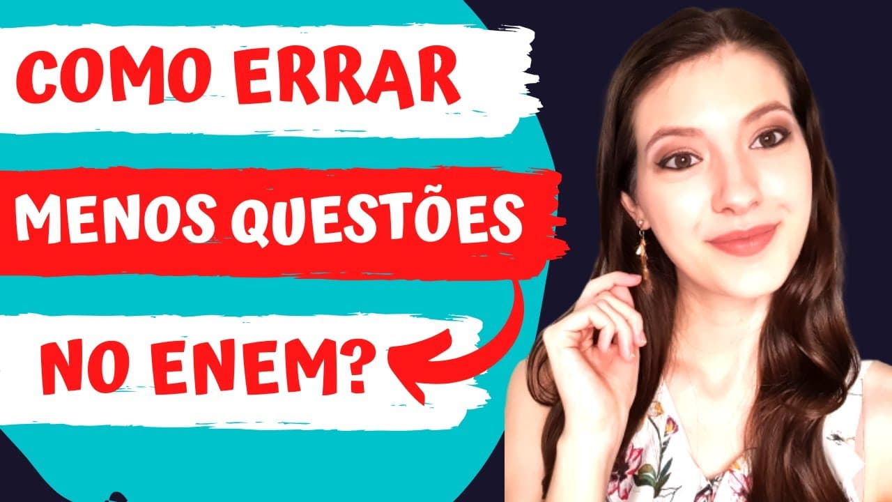 Thumbnail: Até que ponto ERRAR É NORMAL? Como ERRAR MENOS questões no ENEM?