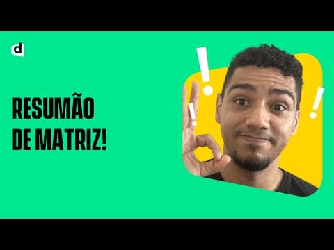 Thumbnail da aula: MATRIZ INVERSA | REVISÃO PARA O ENEM