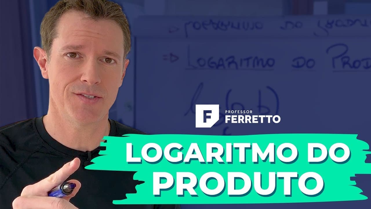 Thumbnail: Logaritmo do produto ➡️ Domine essa propriedade
