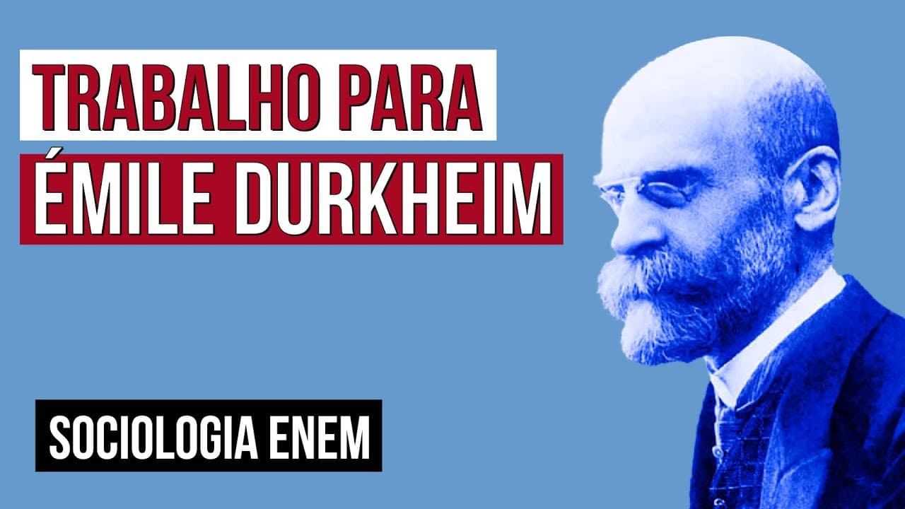 Thumbnail: TRABALHO PARA ÉMILE DURKHEIM: divisão do trabalho, solidariedade mecânica e orgânica | Sociologia