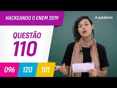 Thumbnail da aula: Enem 2019 | Química: Cadeias carbônicas | Questão 110 (cinza)