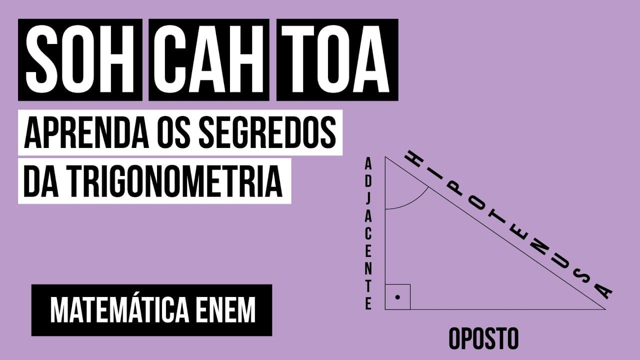 Thumbnail: SOH CAH TOA: aprenda os segredos da Trigonometria | Matemática para o Enem | Lucas Borguezan
