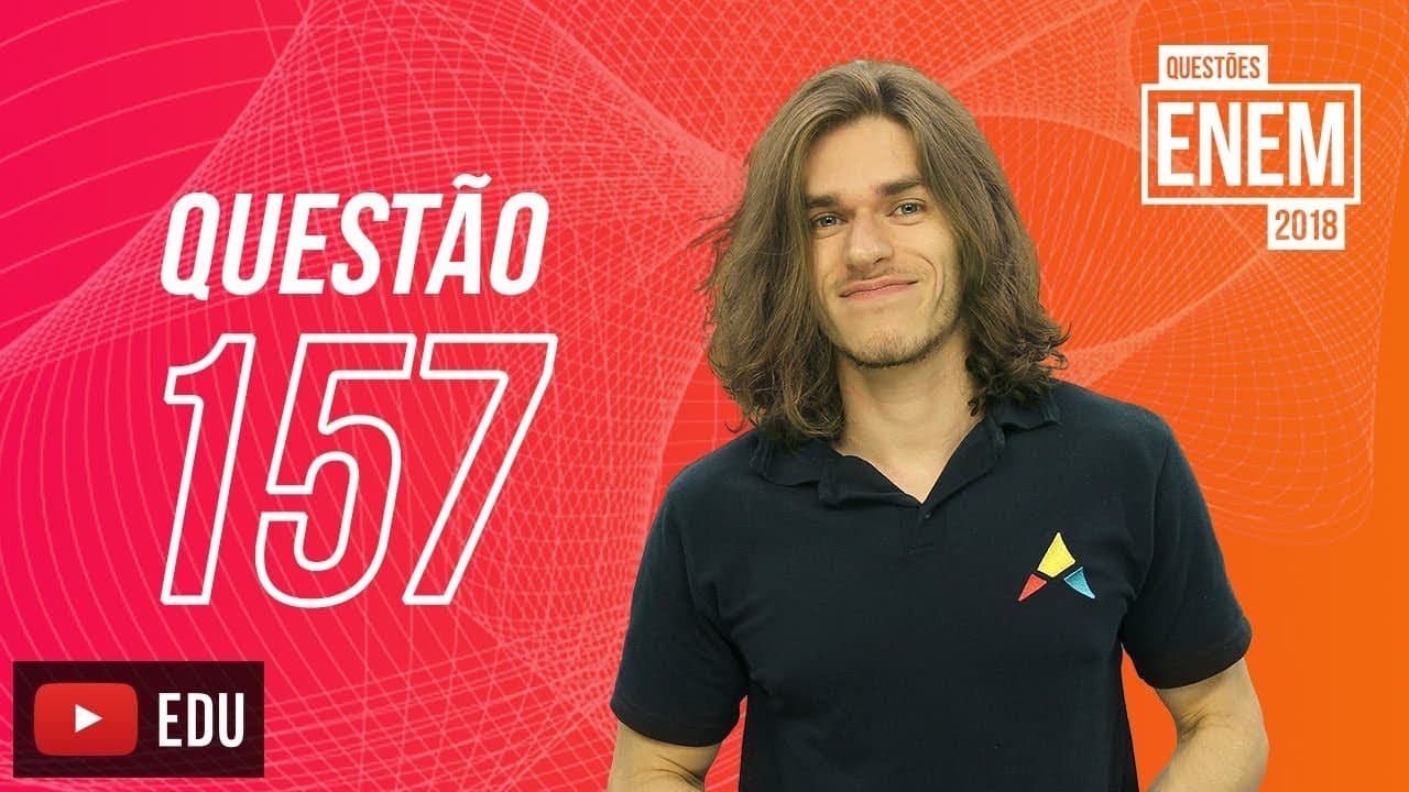Thumbnail: Enem 2018 | Geometria plana | Questão 157 (caderno amarelo)