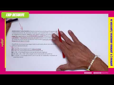 Thumbnail da aula: A QUÍMICA VERDE É UM RAMO DA QUÍMICA QUE PREGA O DESENVOLVIMENTO (...) | QUÍMICA AMBIENTAL
