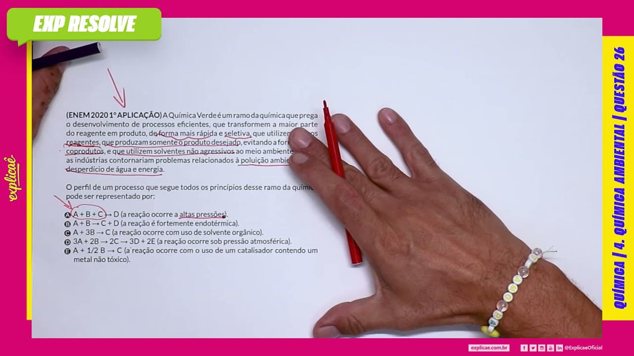Thumbnail: A QUÍMICA VERDE É UM RAMO DA QUÍMICA QUE PREGA O DESENVOLVIMENTO (...) | QUÍMICA AMBIENTAL