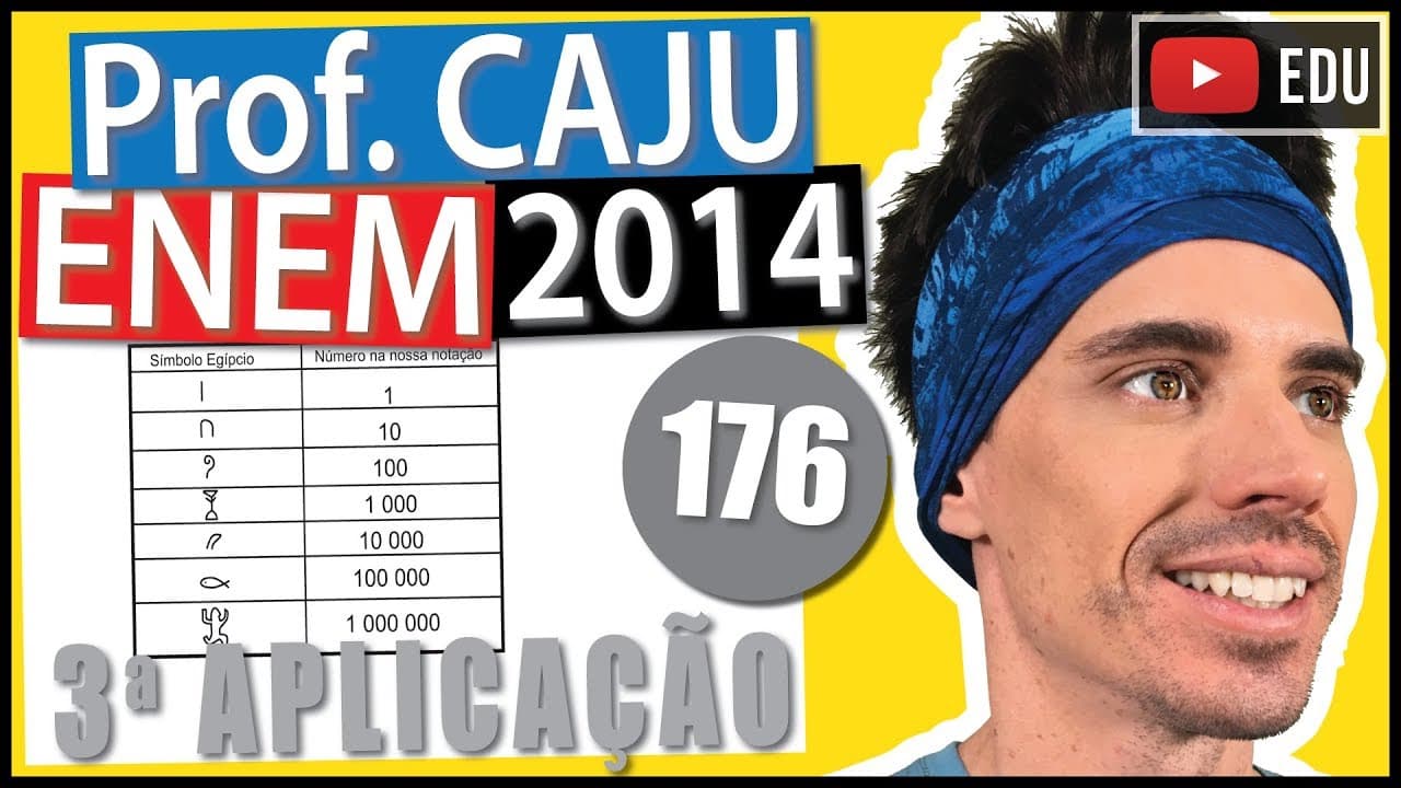 Thumbnail: [ENEM 2014 3Ap] 176 📓 SISTEMA MÉTRICO DECIMAL Os egípcios da Antiguidade criaram um sistema muito