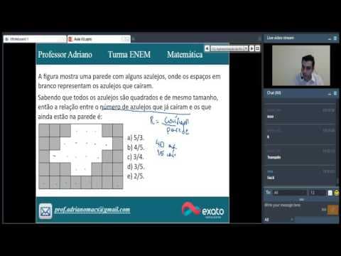 Thumbnail da aula: Matemática Enem - Razão e Proporção: Resolução de Exercícios