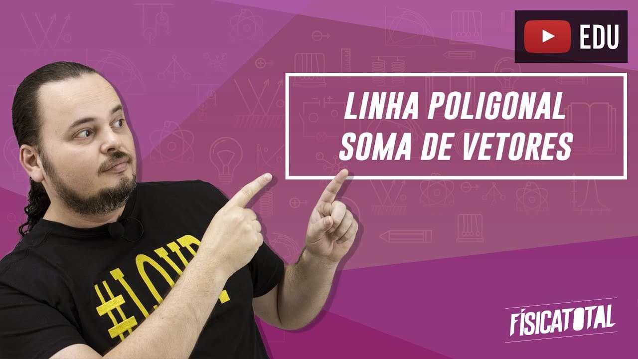 Thumbnail: Vetor | Soma de vetores | método da linha poligonal| Física em Questões 015