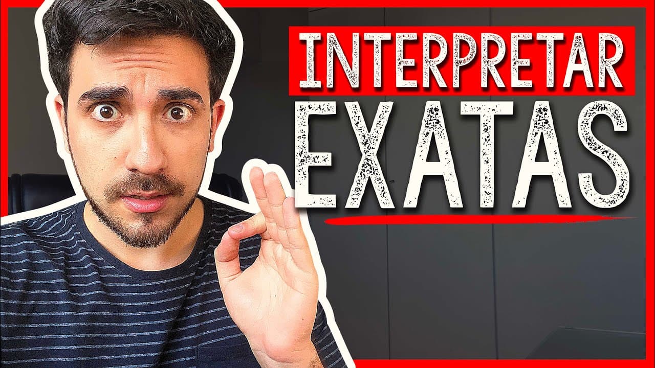 Thumbnail: Como interpretar (E ACERTAR) questões de EXATAS: Matemática e Ciências da Natureza