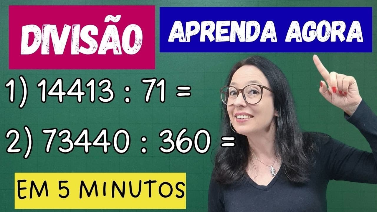 Thumbnail: DIVISÃO SEM ERRO! Método fácil para você aprender