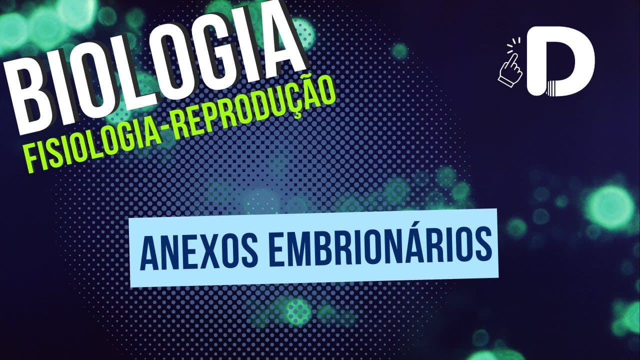 Thumbnail: Anexos Embrionários - Reprodução - Biologia - Preparatório Enem